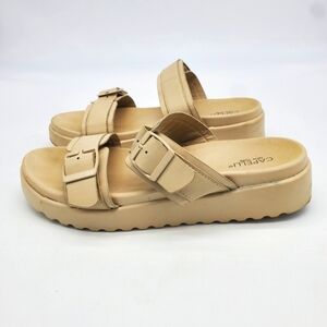 Capelli of New York Shoes Women 8 Platform Sandals 